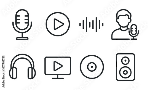 Language and communication icons: translation, chat, support, global, alphabet, books, flag.