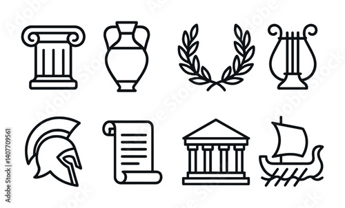 Healthcare equipment icons: stethoscope, syringe, monitor, medicine, mask, gloves, bed.