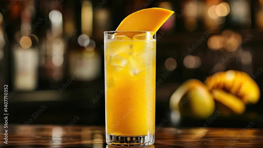 mango cardamom spritzer video indian cocktail