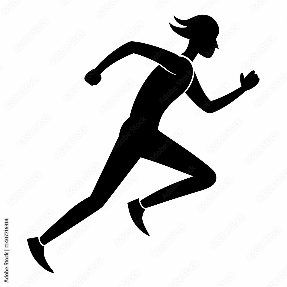 running man silhouette running man silhouette