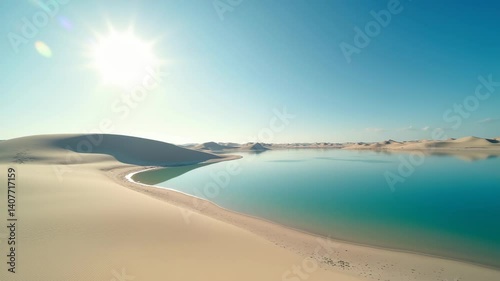 Dunes and Lagoons of the Endless White