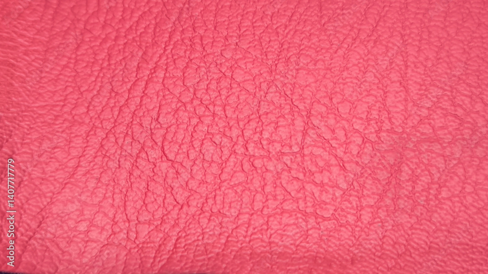 Fototapeta premium Red leather texture for making bags or accessories