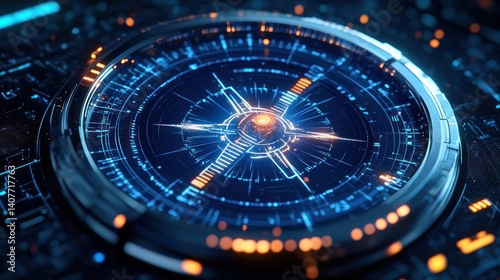 Wallpaper Mural Digital Compass for Business Transformation and Innovation in Cyberspace and Technology Torontodigital.ca