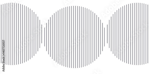 Vector white glowing geometric lines on gray background. Modern shiny blue circle lines illustration