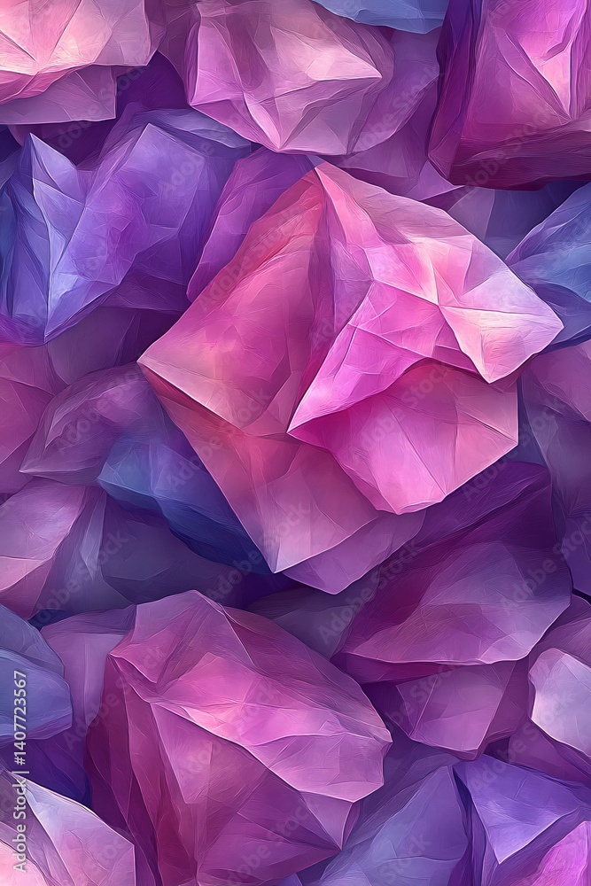 Naklejka premium Colorful Gemstone Pattern