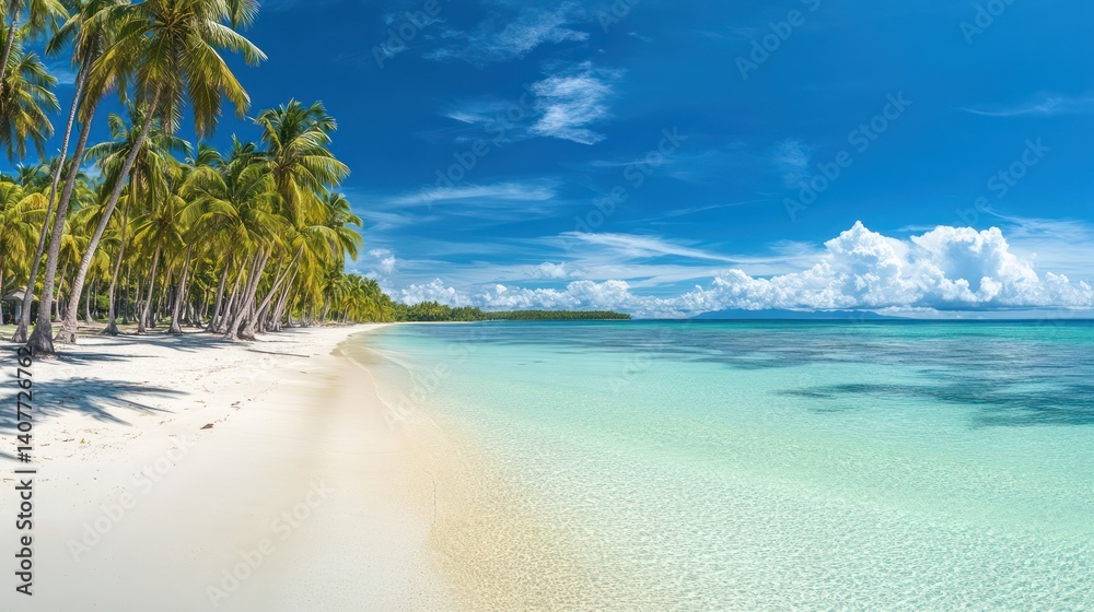 Fototapeta premium Tropical beach paradise (3)