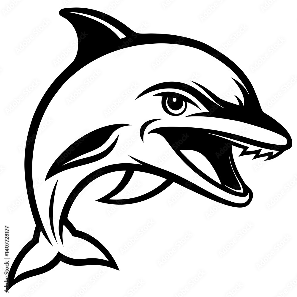 Obraz premium Dolfin image vector 