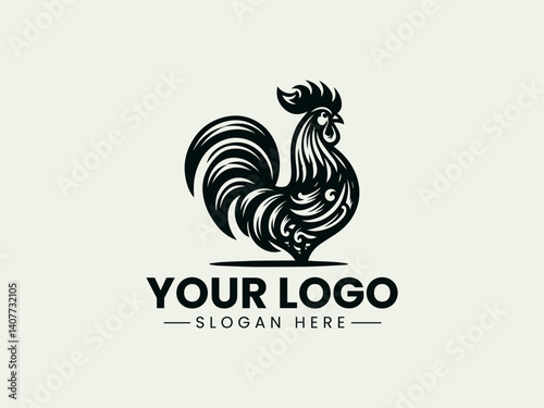 Chicken Vector Logo Illustration