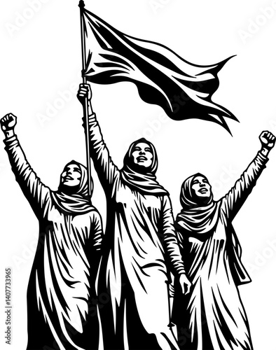 "United We Rise: Women of Palestine in Resistance"
"United We Rise for Palestine"

"Palestinian Women Rise United"

"United We Rise: The Spirit of Palestinian Resistance"