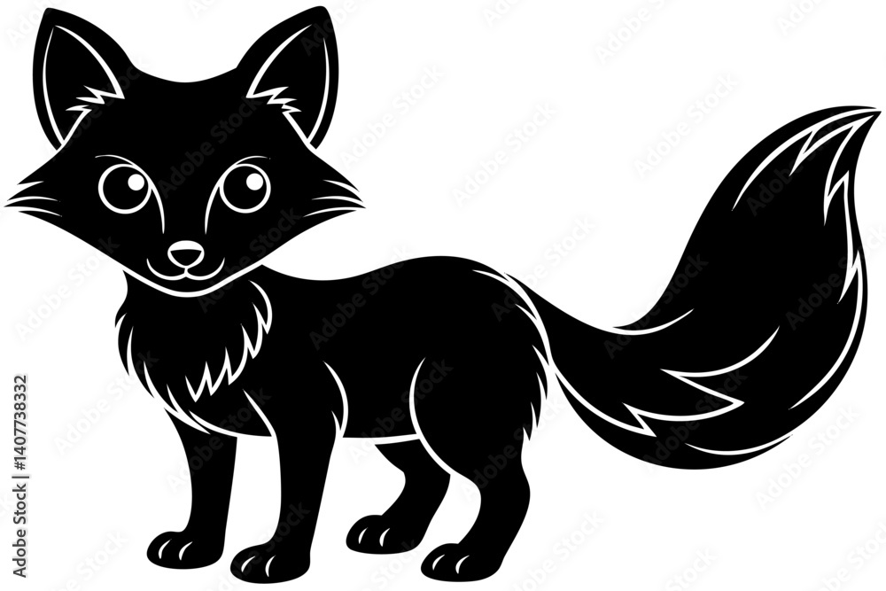 Obraz premium Adorable and colorful vector illustration of cute animals perfect for children’s designs, nursery prints, educational materials, greeting cards, and digital projects. 