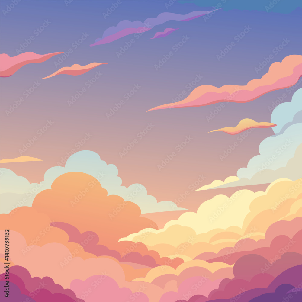 sunset sky and clouds