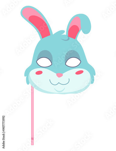 Adorable and Cute Bunny Mask Designed Perfectly for Playful DressUp Events and Parties
