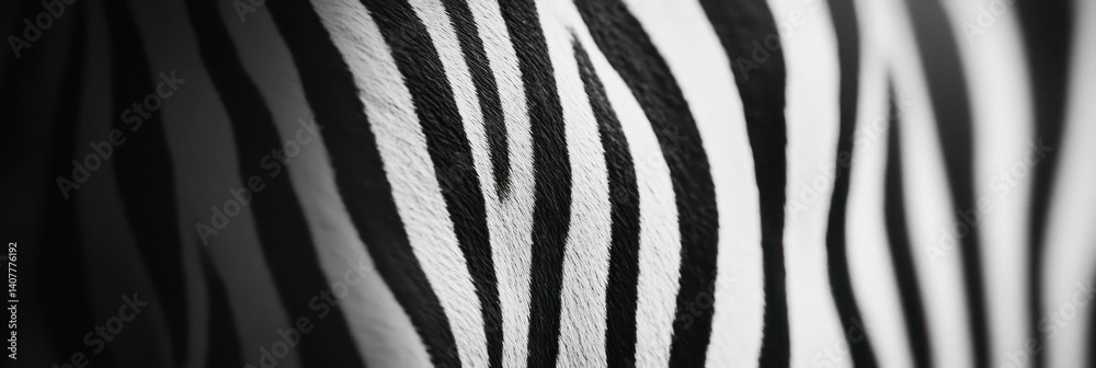 Abstract monochromatic depiction of zebra stripes, highlighting textured patterns Abstract monochromatic depiction of zebra stripes, highlighting textured patterns