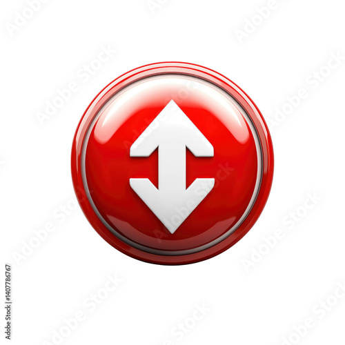 Red Glossy 3D Up and Down Arrow Button Icon Free Download Red Glossy 3D Up and Down Arrow Button Icon - GFXLoad