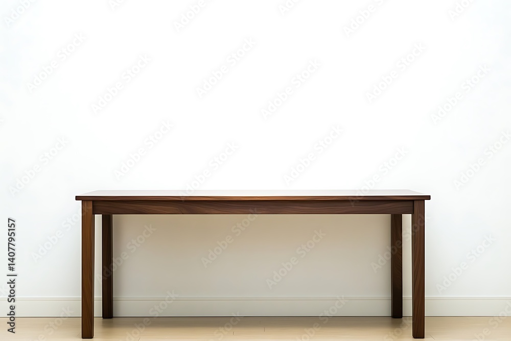 Fototapeta premium empty room with wooden table
