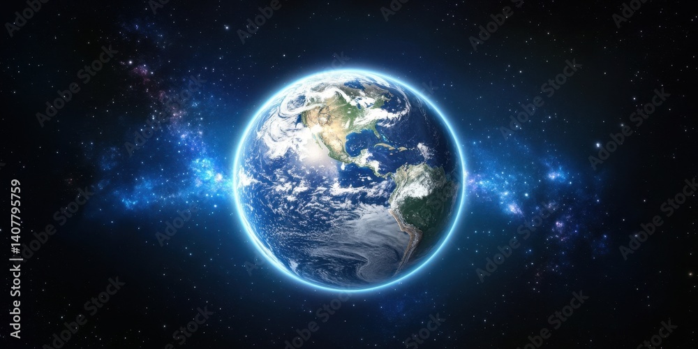 Obraz premium Earth in Space