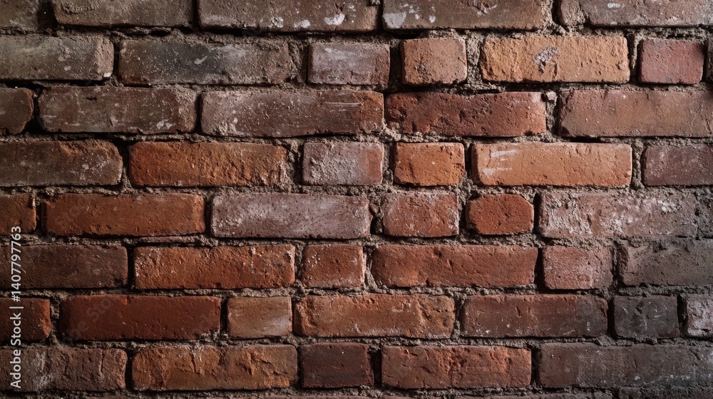 Obraz premium Bricklayer constructing a wall with bricks and mortar. Featuring skill and craftsmanship