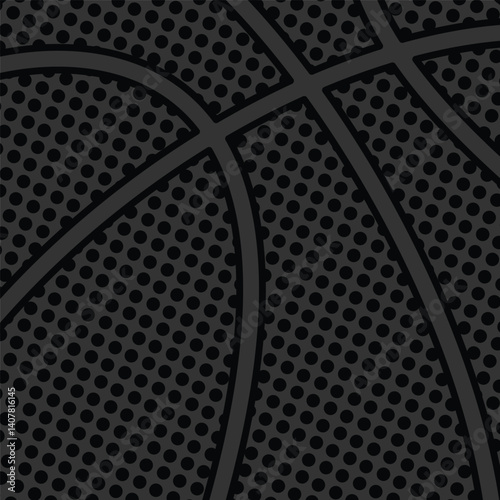 Black dotted basketball background