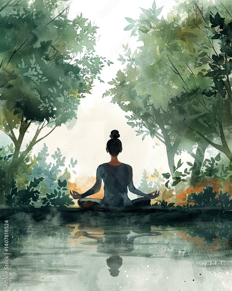 man meditating in lotus position man meditating in lotus position