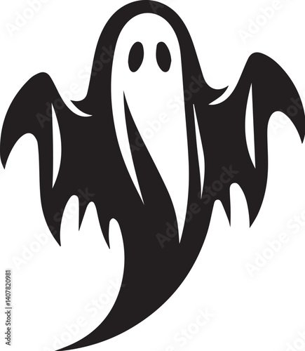 Halloween ghost vector