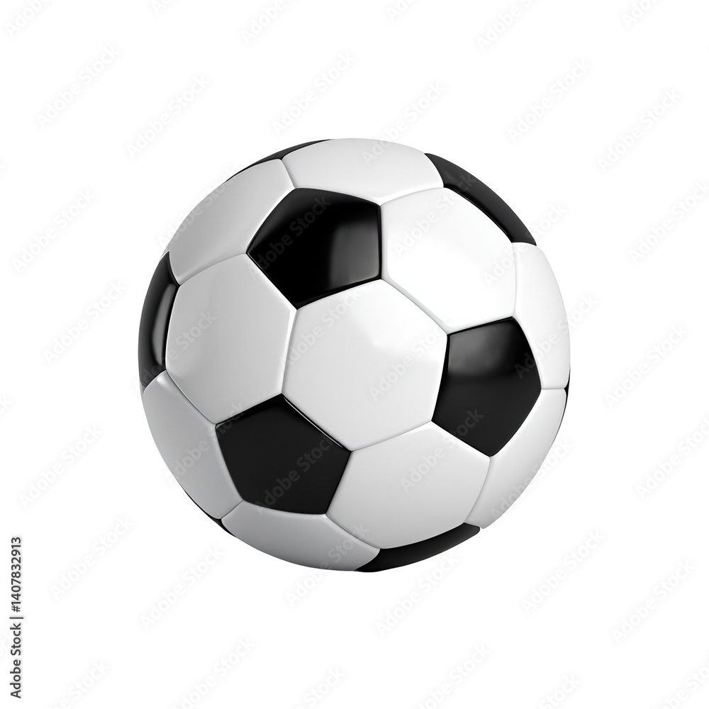 Fototapeta premium soccer ball isolated on white