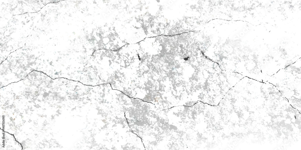 Fototapeta premium Abstract background of grunge white, black damaged rusty crack and scratch wall texture design. gray concreate surface plaster old rough dirty wall texture, white marble texture, grunge texture.