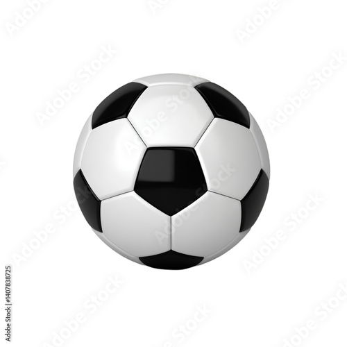soccer ball isolated on white