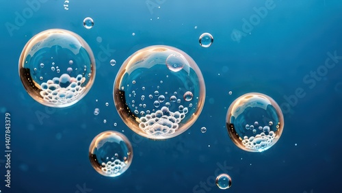 blue water droplets