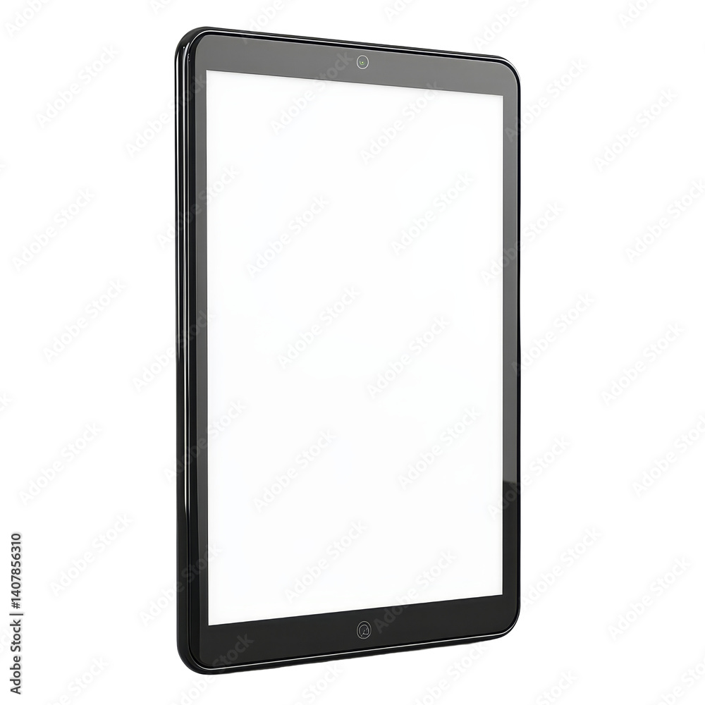 Modern tablet with blank screen isolated on transparent background highlighting design and technology features, human hand holding tablet with blank display screen isolated on transparent background Modern tablet with blank screen isolated on transparent background highlighting design and technology features, human hand holding tablet with blank display screen isolated on transparent background