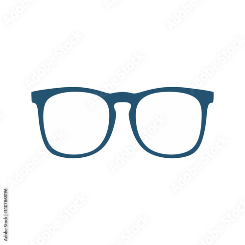 Eyeglasses vector illustration, clean lines, modern style