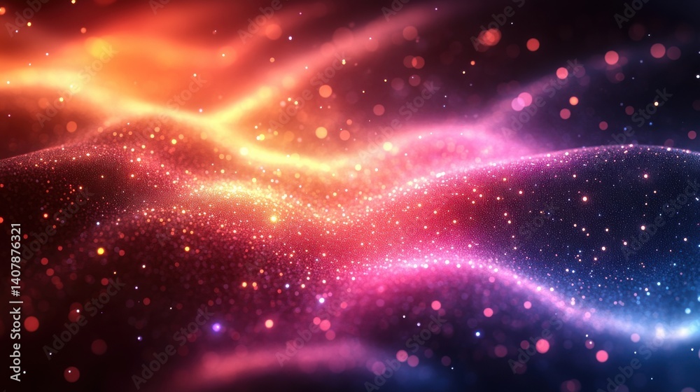 Naklejka premium bright,vibrant 3d light background design,stock image