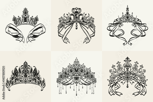 Hand draw la dolce vita vintage doodles collection. Illustrations for invitations, menus and parties. La dolce vita italian style. summer holidays in the village of Provence.