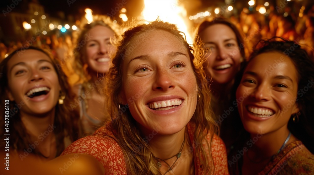 Mesmerized expressions around a towering bonfire. Friends animatedly talking, firelight dancing on their engaged faces. Unstaged Valborg joy. Mesmerized expressions around a towering bonfire. Friends animatedly talking, firelight dancing on their engaged faces. Unstaged Valborg joy.