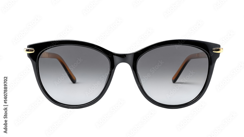 Fototapeta premium Elegant Sunglasses: The epitome of sophisticated eyewear, showcasing sleek design and refined aesthetic, perfect for sunny days.