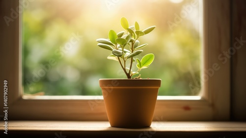 cozy small plant growing