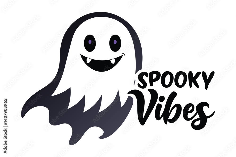 Obraz premium halloween ghost vector