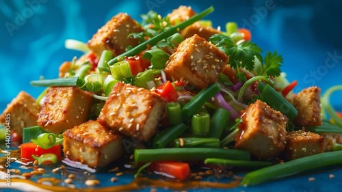 Tofu Salad with Asian Flavors
