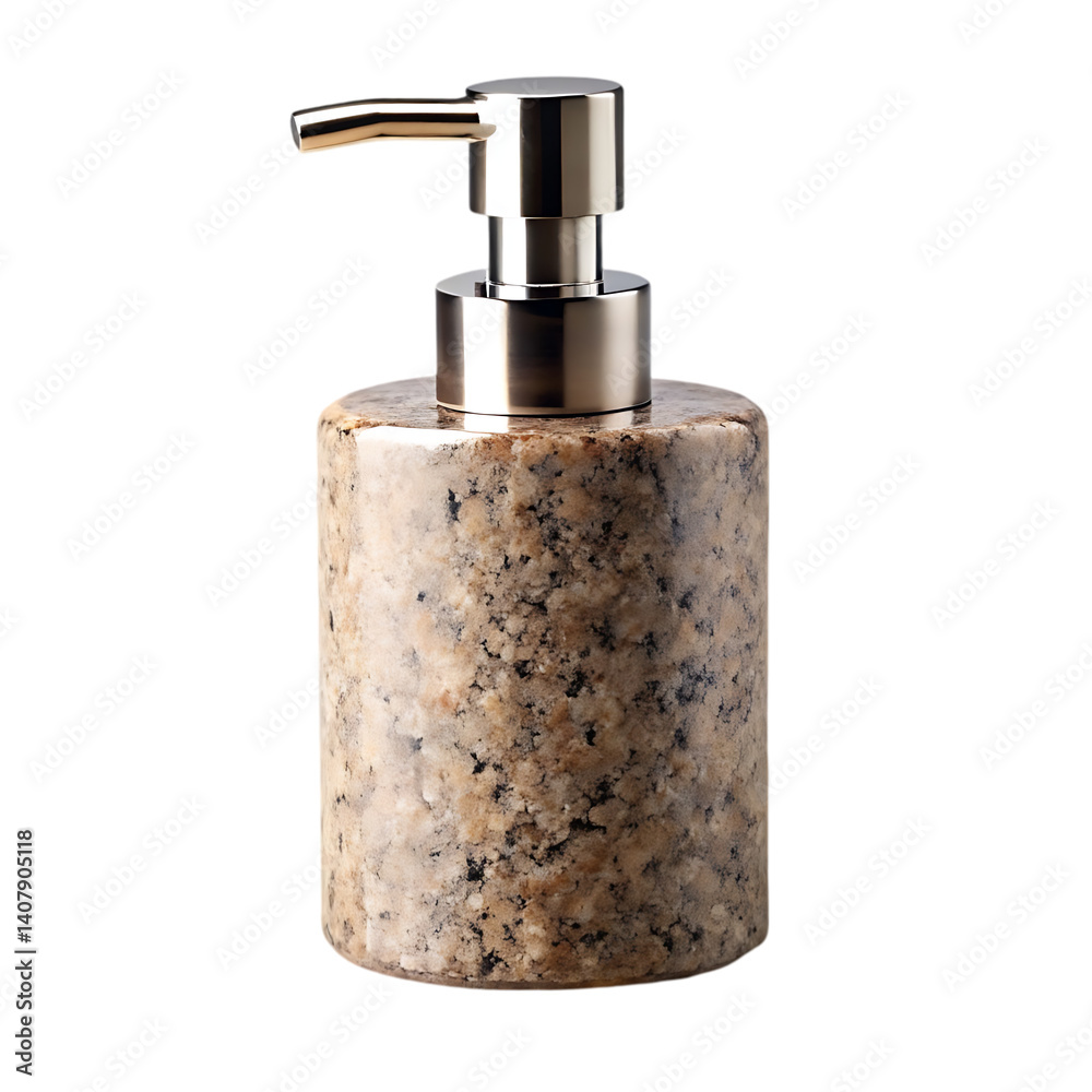 Obraz premium Stone Soap Dispenser, Bathroom Decor
