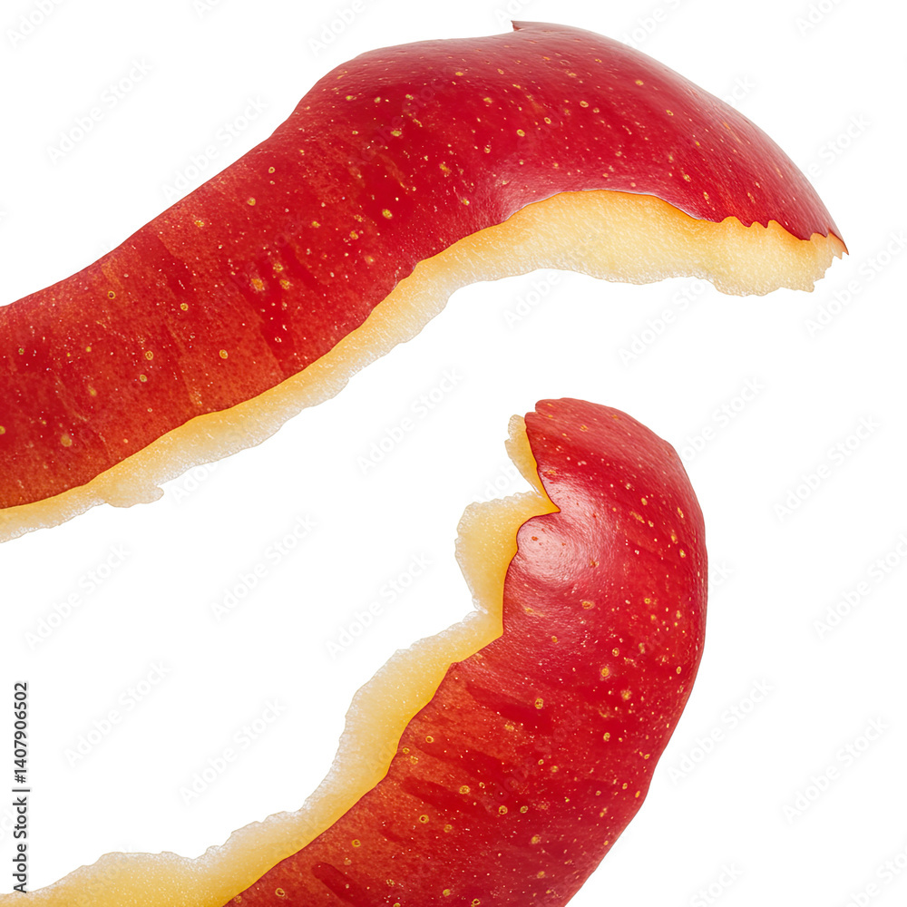 red apple on white background red apple on white background