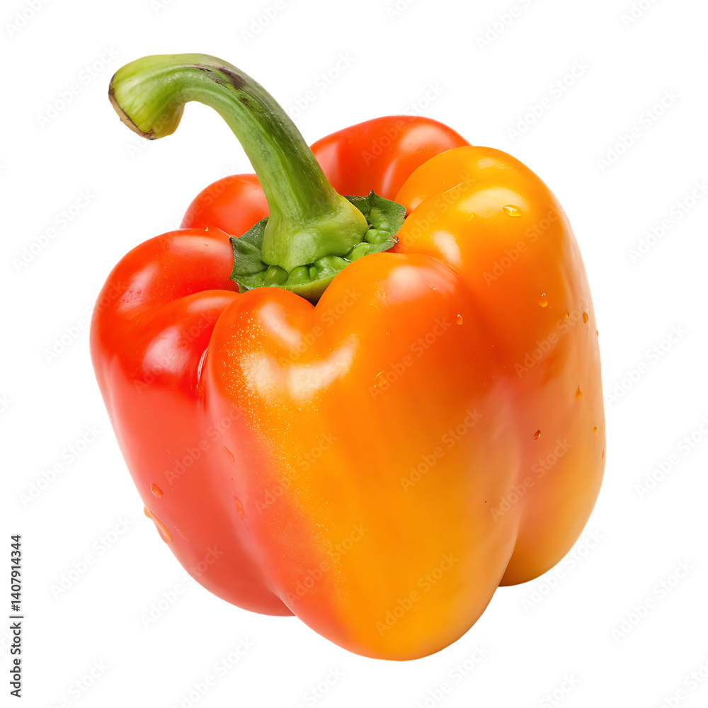 Bell pepper isolated on a transparent background Bell pepper isolated on a transparent background