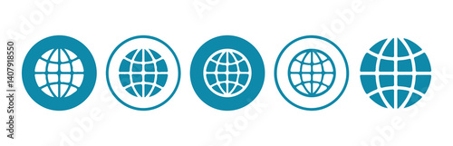 Website icon. Visit website vectot icon set. go to our website sign. web access symbol. online www website icon. Vector. Illustration 