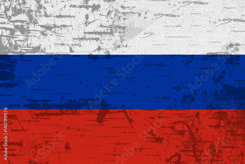 Obraz na płótnie Russia flag background w salonie