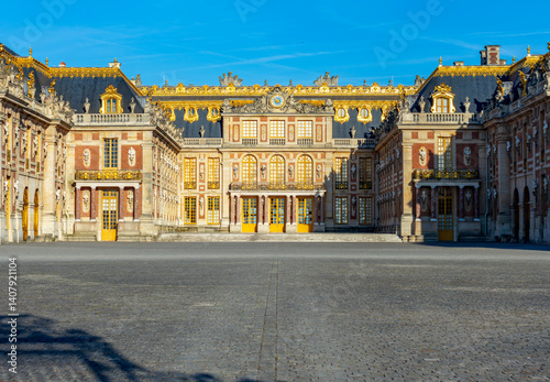Obraz na płótnie Versailles palace outside Paris, France w salonie