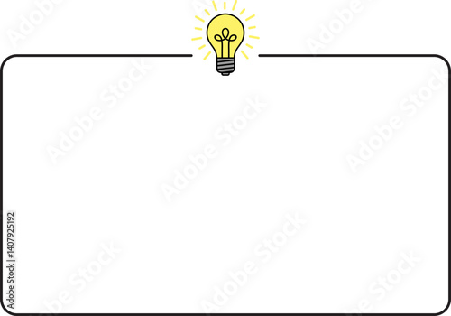 Did You Know Lightbulb for Fun Facts and Tips Illustration