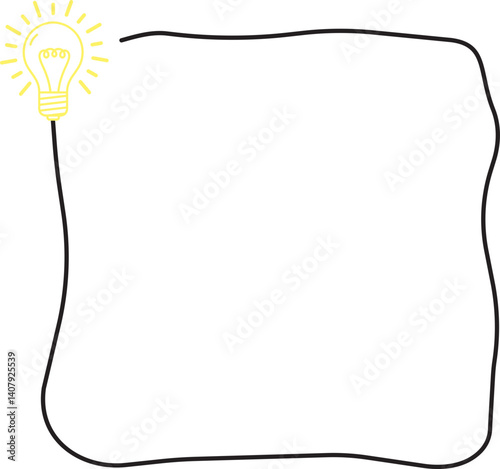 Did You Know Lightbulb for Fun Facts and Tips Illustration