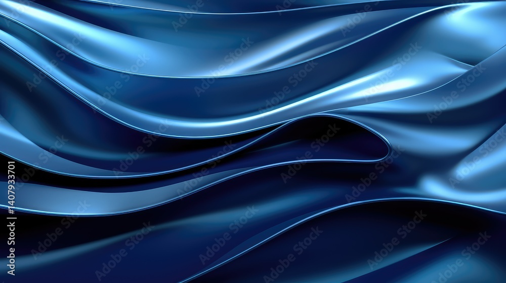 Obraz premium photograph blue silver metal background