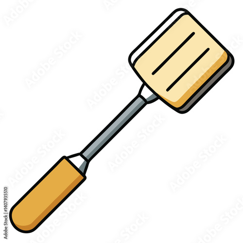 Spatula illustration flat vector design