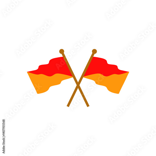 Semaphore flags icon