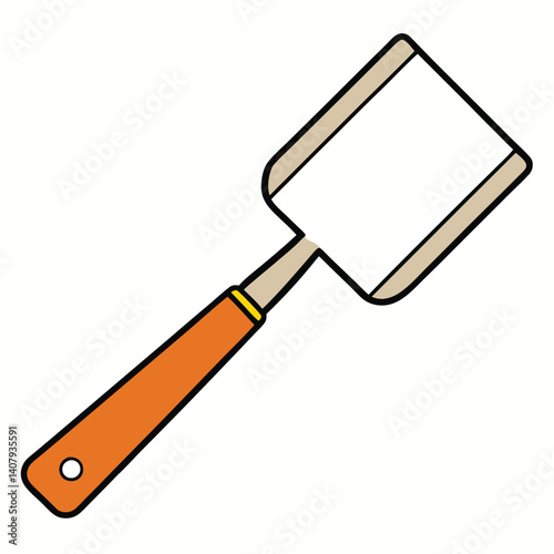 Spatula illustration flat vector design