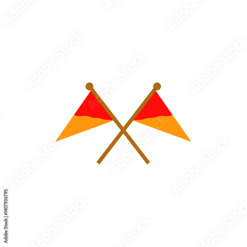 Semaphore flags icon